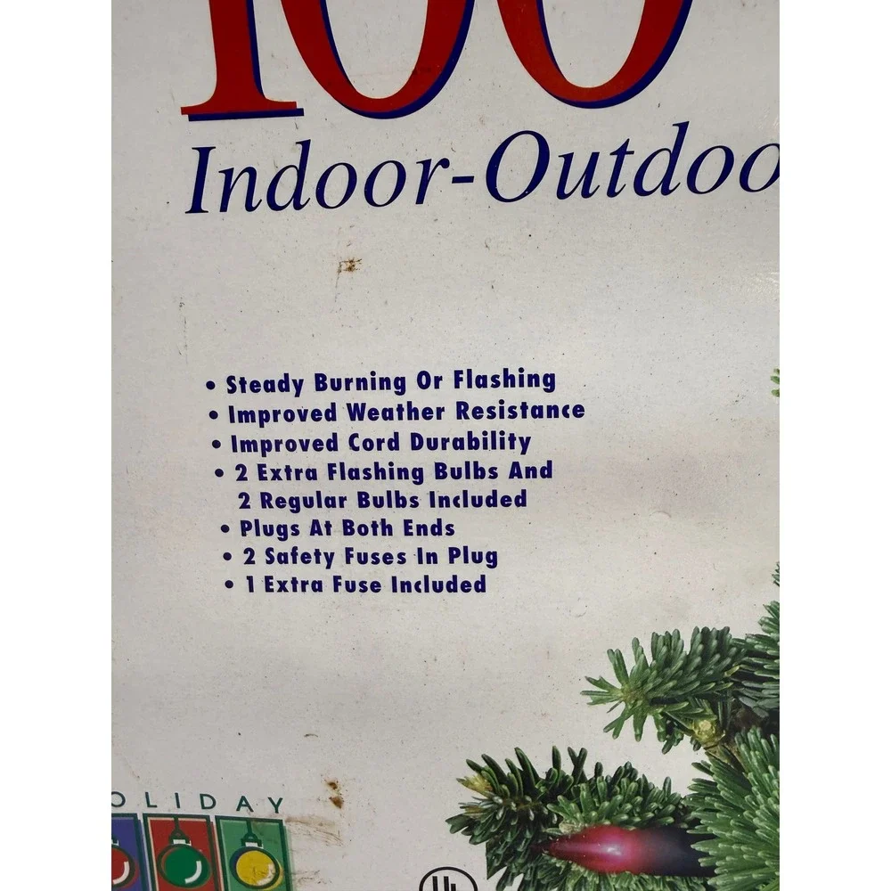 Holiday Living 100 Purple Christmas Lights GreenWire Indoor Outdoor TOL-100L/2WA